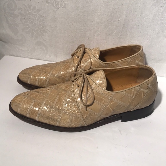 DAVID EDEN Genuine Crocodile Shoes “Diamond” main image 4